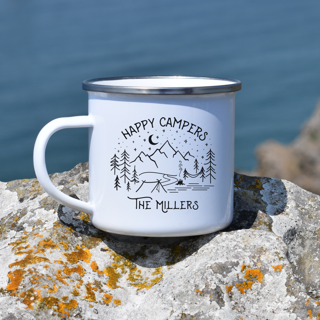 Enamel Camping Coffee Mugs, Enamel Mugs Camping Design