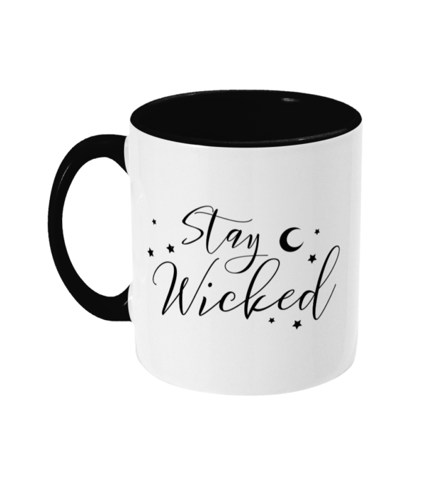 Stay Wicked Halloween Ceramic Mug Front