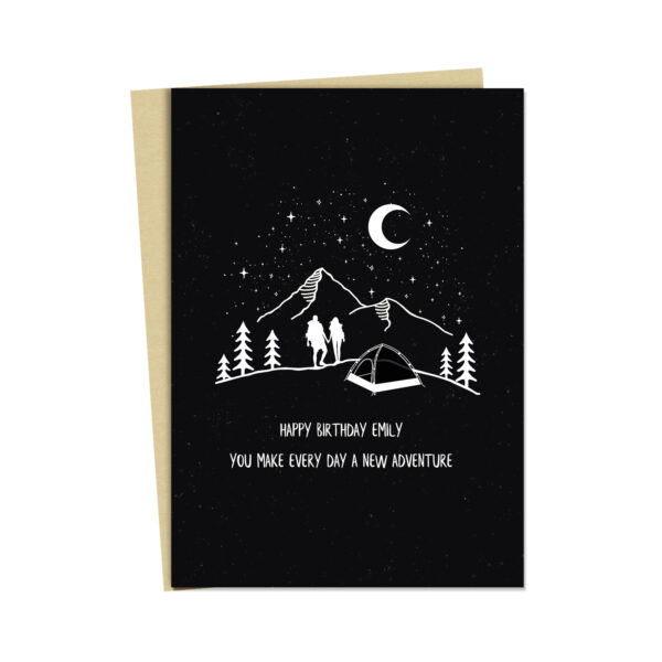 Personalised Couple Hiking Card For Any Occasion