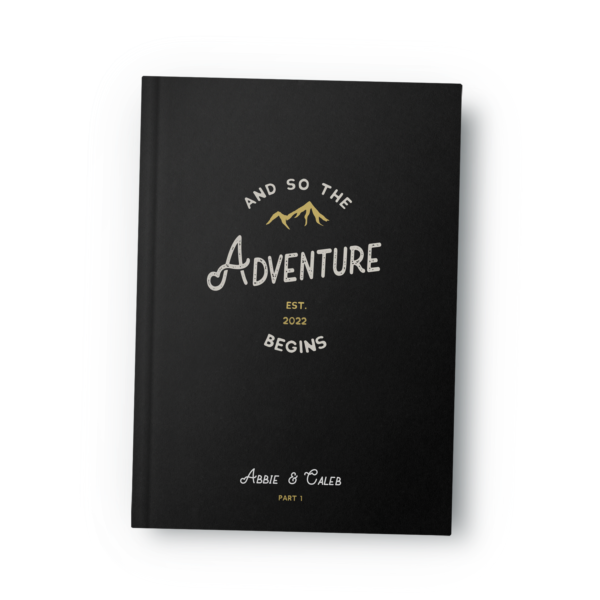 And So The Adventure Begins Personalised Journal