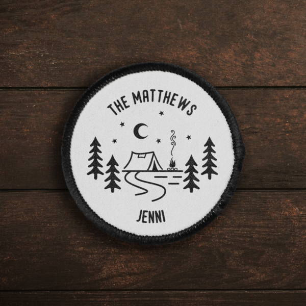 Personalised Camping Adventure Patch