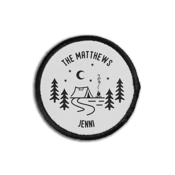 Personalised Camping Adventure Patch