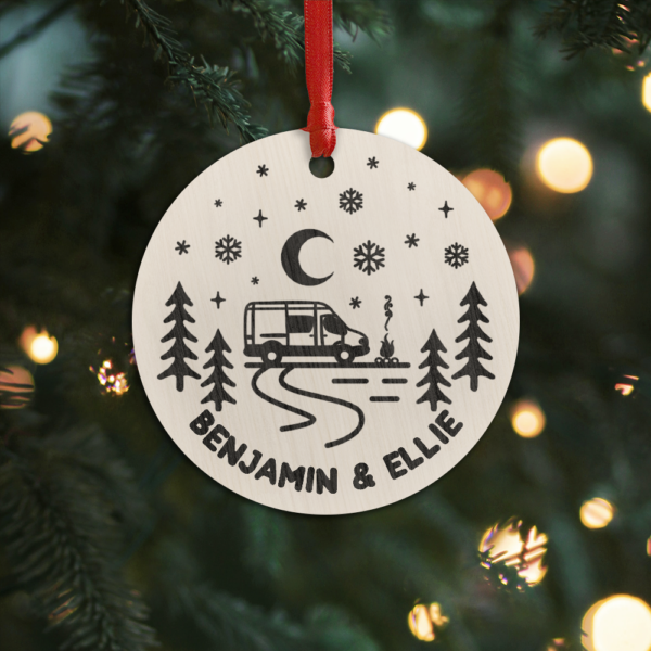 Personalised Campervan Hanging Ornament